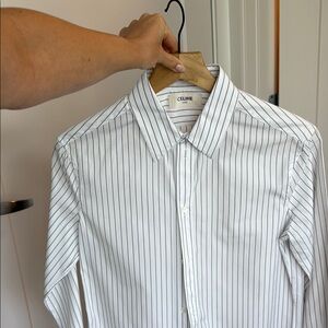 Celine White Dress Shirt Classic Style